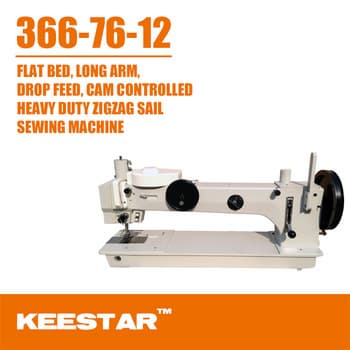 Keestar 366_76_12 long arm zigzag sewing machine